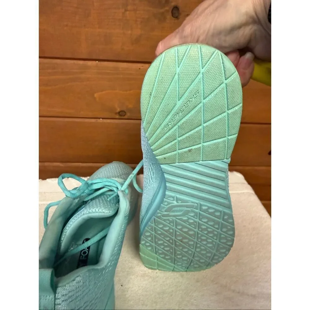 Skechers Womens Skech Air Infinity 12176 Green Running Shoes Sneakers Size 7